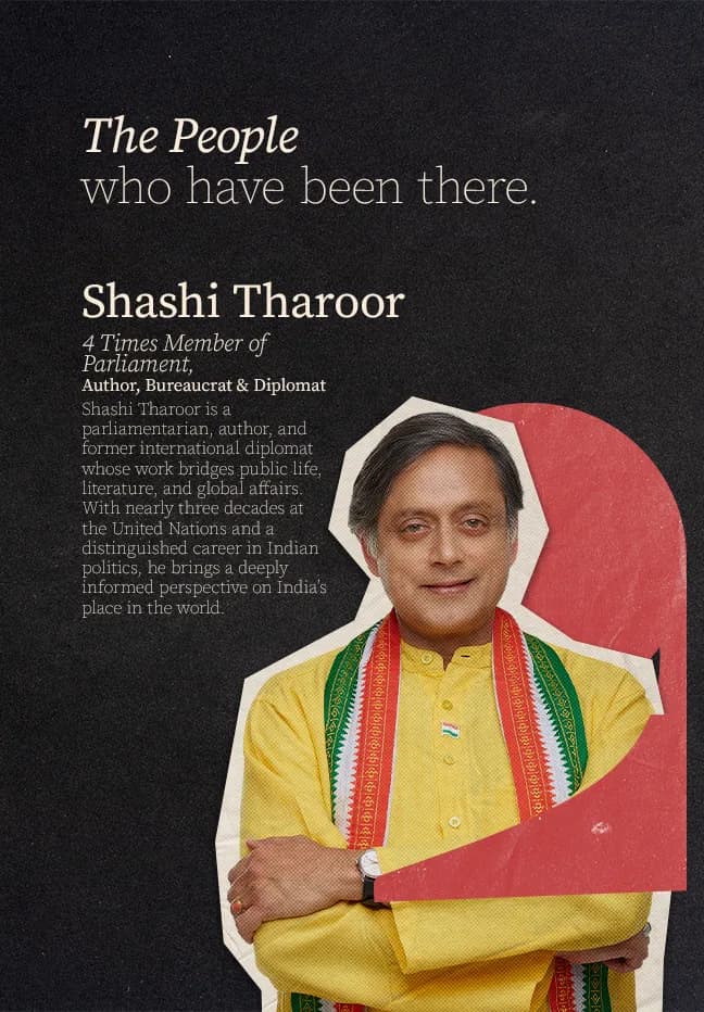 Shashi Tharoor — 4 Times Member of Parliament, Author, Bureaucrat & Diplomat